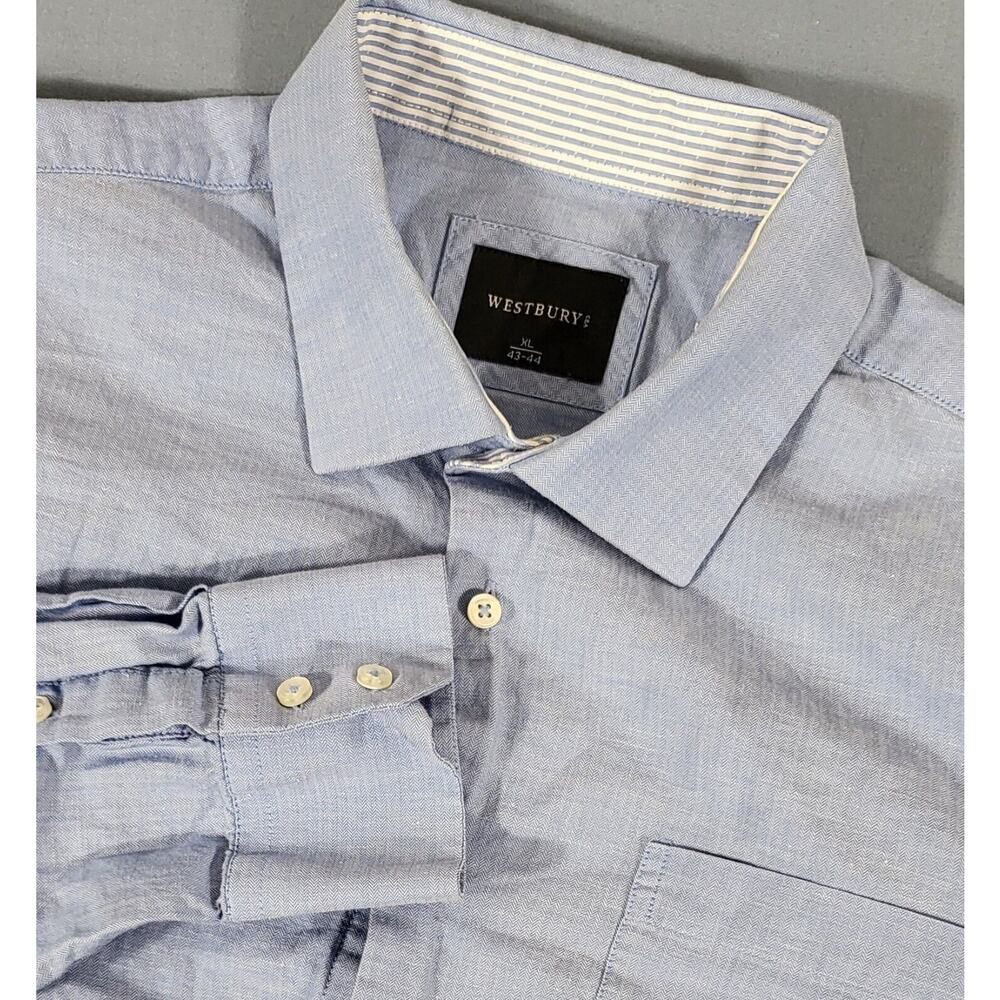 Westbury C & A Men's Long Sleeve Dress Shirt Cotton Regular Fit XL